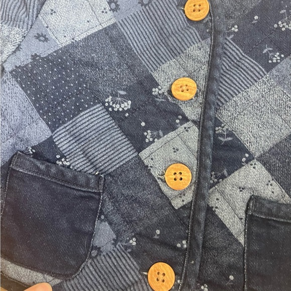 18 months Easy Peasy denim quilted jacket - Picture 2 of 2